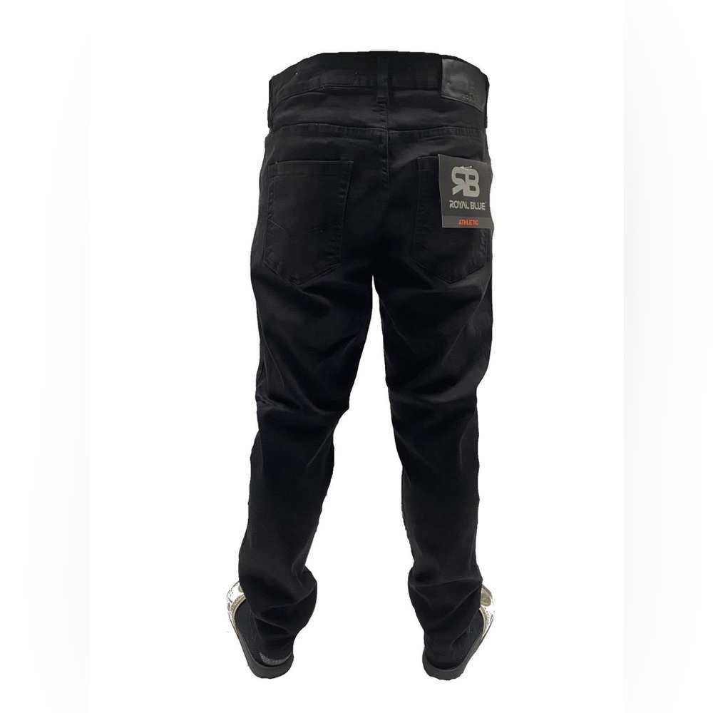 ROYAL BLUE ATHLETIC STRETCH JEAN COLOR: BLACK